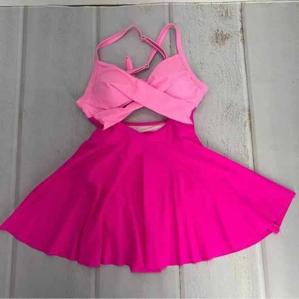 Pink swim dress bikini beach - Picture 2 of 13